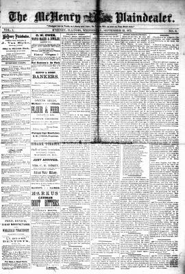 McHenry Plaindealer (McHenry, IL), 22 Sep 1875