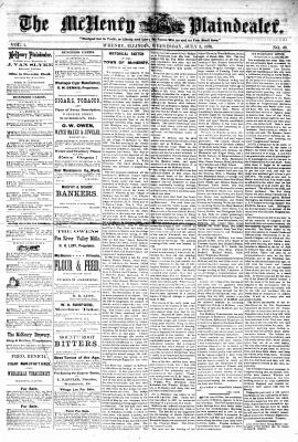 McHenry Plaindealer (McHenry, IL), 5 Jul 1876