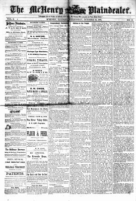 McHenry Plaindealer (McHenry, IL), 18 Oct 1876