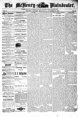 McHenry Plaindealer (McHenry, IL), 15 Nov 1876