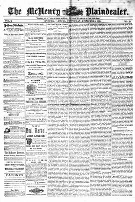 McHenry Plaindealer (McHenry, IL), 6 Dec 1876