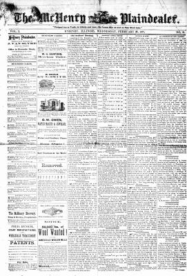 McHenry Plaindealer (McHenry, IL), 28 Feb 1877