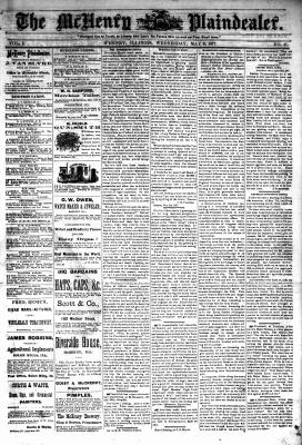 McHenry Plaindealer (McHenry, IL), 9 May 1877