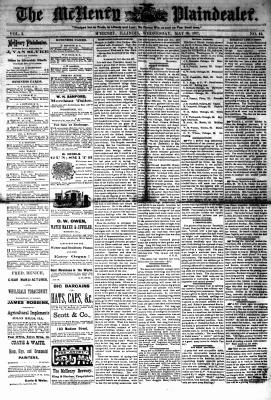 McHenry Plaindealer (McHenry, IL), 30 May 1877