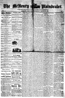 McHenry Plaindealer (McHenry, IL), 29 Aug 1877