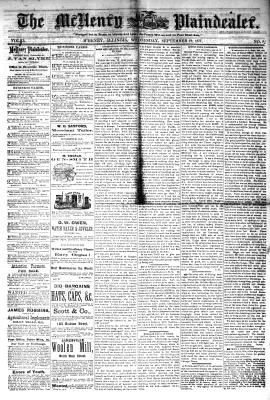 McHenry Plaindealer (McHenry, IL), 19 Sep 1877