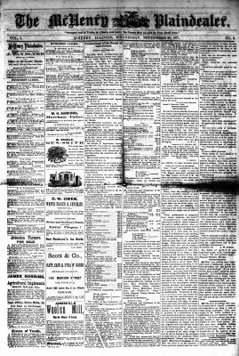 McHenry Plaindealer (McHenry, IL), 26 Sep 1877