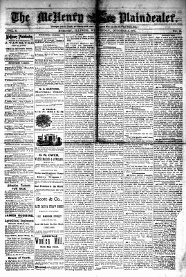 McHenry Plaindealer (McHenry, IL), 3 Oct 1877