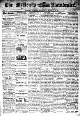 McHenry Plaindealer (McHenry, IL), 31 Oct 1877