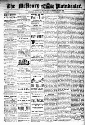 McHenry Plaindealer (McHenry, IL), 7 Nov 1877