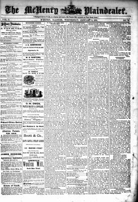 McHenry Plaindealer (McHenry, IL), 9 Jan 1878