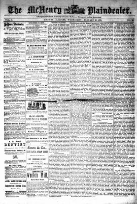 McHenry Plaindealer (McHenry, IL), 23 Jan 1878