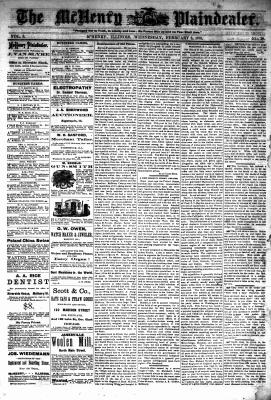 McHenry Plaindealer (McHenry, IL), 6 Feb 1878