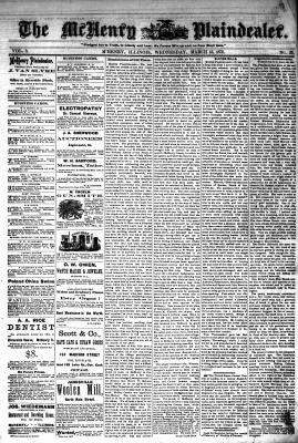 McHenry Plaindealer (McHenry, IL), 13 Mar 1878