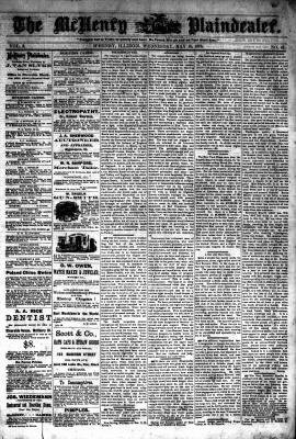 McHenry Plaindealer (McHenry, IL), 15 May 1878