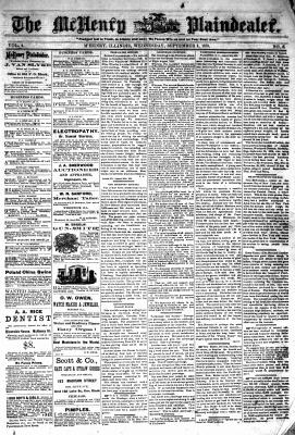 McHenry Plaindealer (McHenry, IL), 4 Sep 1878