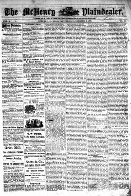 McHenry Plaindealer (McHenry, IL), 2 Oct 1878