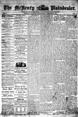 McHenry Plaindealer (McHenry, IL), 30 Oct 1878