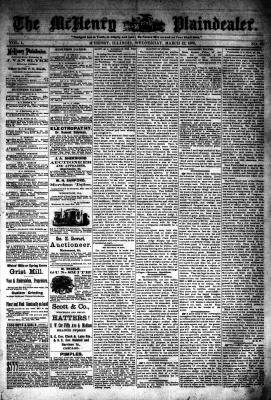 McHenry Plaindealer (McHenry, IL), 12 Mar 1879