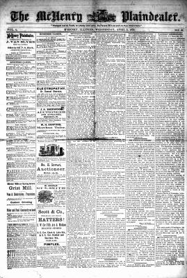 McHenry Plaindealer (McHenry, IL), 2 Apr 1879