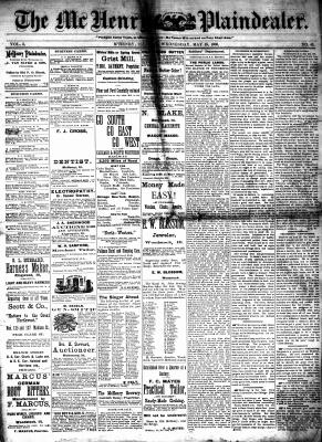 McHenry Plaindealer (McHenry, IL), 19 May 1880