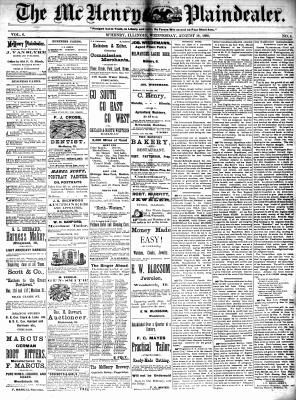 McHenry Plaindealer (McHenry, IL), 18 Aug 1880