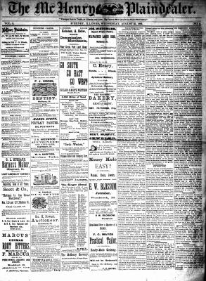 McHenry Plaindealer (McHenry, IL), 25 Aug 1880