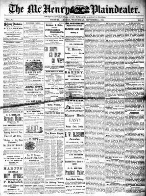 McHenry Plaindealer (McHenry, IL), 1 Sep 1880