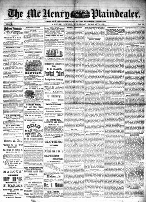 McHenry Plaindealer (McHenry, IL), 2 Feb 1881