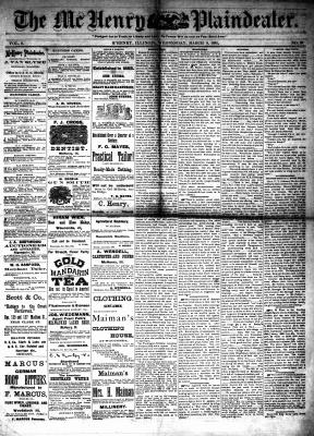 McHenry Plaindealer (McHenry, IL), 9 Mar 1881