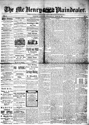 McHenry Plaindealer (McHenry, IL), 20 Apr 1881