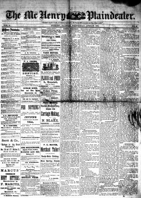 McHenry Plaindealer (McHenry, IL), 27 Apr 1881