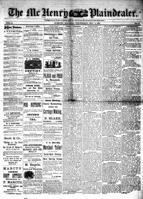 McHenry Plaindealer (McHenry, IL), 4 May 1881