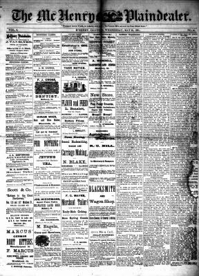 McHenry Plaindealer (McHenry, IL), 25 May 1881