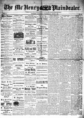 McHenry Plaindealer (McHenry, IL), 8 Jun 1881