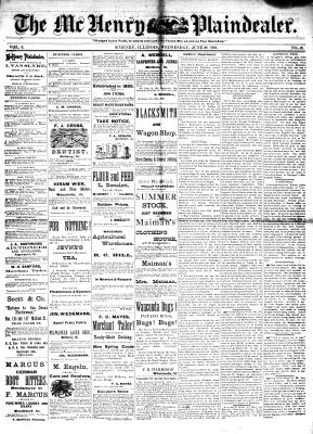 McHenry Plaindealer (McHenry, IL), 29 Jun 1881