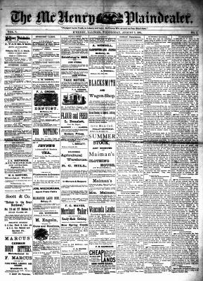 McHenry Plaindealer (McHenry, IL), 3 Aug 1881