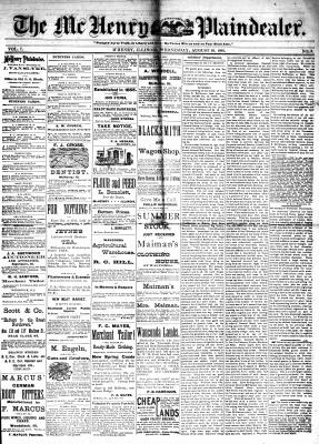 McHenry Plaindealer (McHenry, IL), 10 Aug 1881