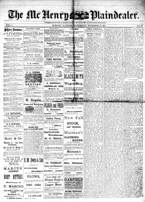 McHenry Plaindealer (McHenry, IL), 30 Nov 1881