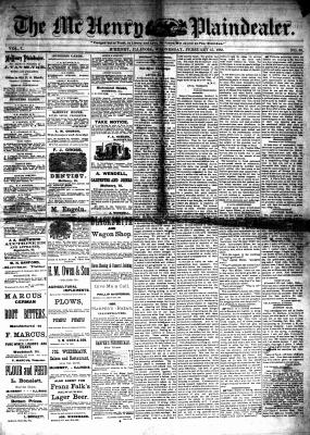 McHenry Plaindealer (McHenry, IL), 15 Feb 1882