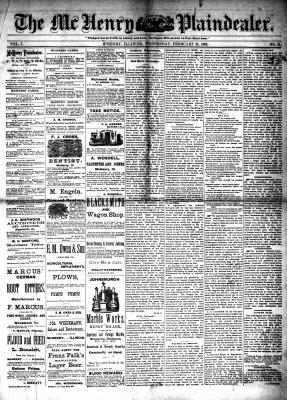 McHenry Plaindealer (McHenry, IL), 22 Feb 1882