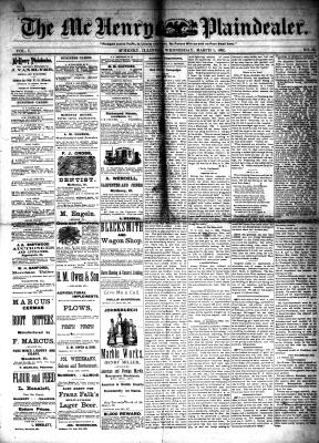 McHenry Plaindealer (McHenry, IL), 1 Mar 1882