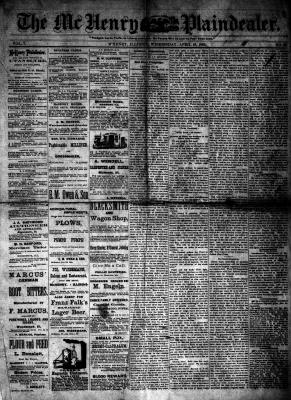 McHenry Plaindealer (McHenry, IL), 19 Apr 1882