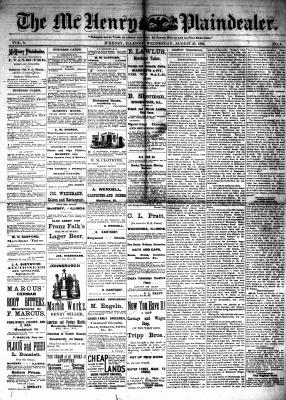 McHenry Plaindealer (McHenry, IL), 23 Aug 1882