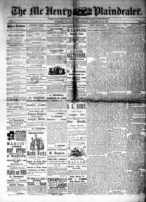 McHenry Plaindealer (McHenry, IL), 29 Nov 1882