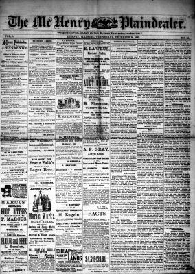 McHenry Plaindealer (McHenry, IL), 20 Dec 1882