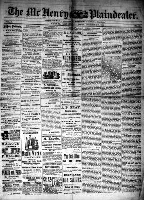 McHenry Plaindealer (McHenry, IL), 27 Dec 1882