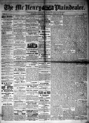 McHenry Plaindealer (McHenry, IL), 21 Feb 1883