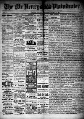 McHenry Plaindealer (McHenry, IL), 14 Mar 1883