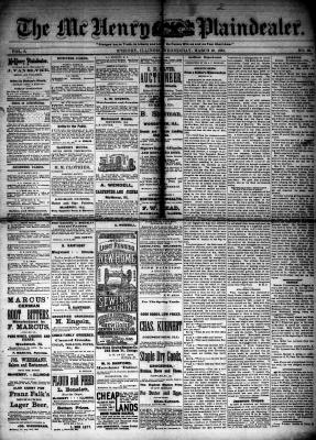 McHenry Plaindealer (McHenry, IL), 28 Mar 1883